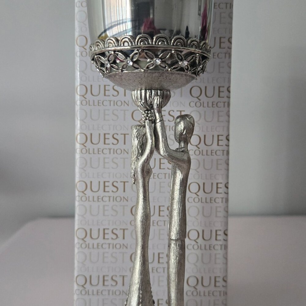 Quest Collection Silver Wedding Kiddush Cup | Elegant & Symbolic Judaica